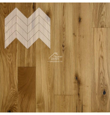 Паркет Елка Французская Lab Arte Chevron Дуб Рустик лак без браша 600/450х150х14/3/45°