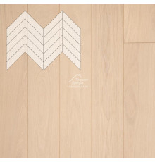 Паркет Елка Французская Lab Arte Chevron Дуб Рустик Лана лак 600/490х110х14/3/45°