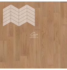 Паркет Елка Французская Lab Arte Chevron Дуб Рустик Ларс лак 400/337х110х14/3/60°