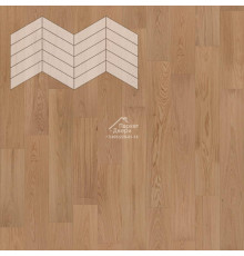 Паркет Елка Французская Lab Arte Chevron Дуб Рустик Ларс лак 400/348х90х14/3/60°