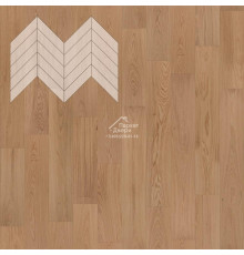 Паркет Елка Французская Lab Arte Chevron Дуб Рустик Ларс лак 600/490х110х14/3/45°