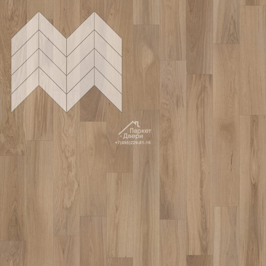 Паркет Елка Французская Lab Arte Chevron Дуб Рустик Лаунж лак 600/450х150х14/3/45°
