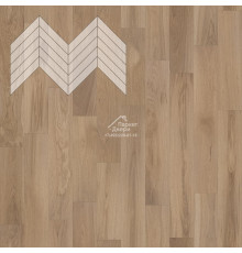 Паркет Елка Французская Lab Arte Chevron Дуб Рустик Лаунж лак 600/510х90х14/3/45°