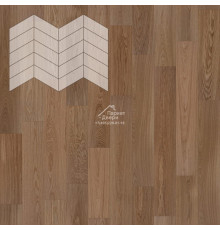 Паркет Елка Французская Lab Arte Chevron Дуб Рустик Норвег лак 400/348х90х14/3/60°