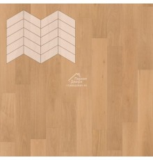 Паркет Елка Французская Lab Arte Chevron Дуб Рустик Флора лак 400/328х125х14/3/60°