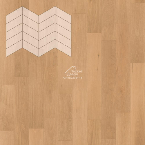 Паркет Елка Французская Lab Arte Chevron Дуб Рустик Флора лак 400/328х125х14/3/60°