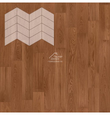 Паркет Елка Французская Lab Arte Chevron Дуб Рустик Хани лак 400/313х150х14/3/60°