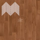 Паркет Елка Французская Lab Arte Chevron Дуб Рустик Хани лак 600/490х110х14/3/45°