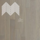 Паркет Елка Французская Lab Arte Chevron Дуб Селект Concrete лак 600/490х110х14/3/45°
