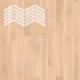 Паркет Елка Французская Lab Arte Chevron Дуб Селект Бетон лак 400/348х90х14/3/60°