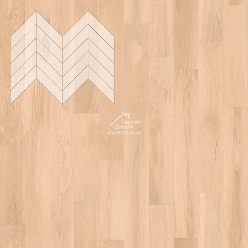 Паркет Елка Французская Lab Arte Chevron Дуб Селект Бетон лак 600/475х125х14/3/45°