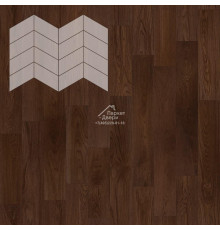 Паркет Елка Французская Lab Arte Chevron Дуб Селект Бронза лак 400/313х150х14/3/60°