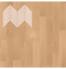 Паркет Елка Французская Lab Arte Chevron Дуб Селект Бург лак 600/490х110х14/3/45°