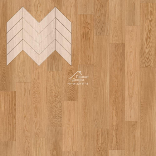 Паркет Елка Французская Lab Arte Chevron Дуб Селект Вельвет лак 600/450х150х14/3/45°
