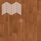 Паркет Елка Французская Lab Arte Chevron Дуб Селект Верк лак 400/337х110х14/3/60°
