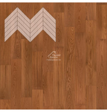 Паркет Елка Французская Lab Arte Chevron Дуб Селект Верк лак 600/510х90х14/3/45°
