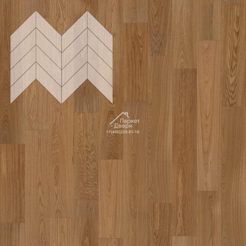 Паркет Елка Французская Lab Arte Chevron Дуб Селект Гридж лак 600/450х150х14/3/45°