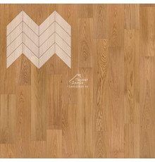 Паркет Елка Французская Lab Arte Chevron Дуб Селект Кольт лак 600/450х150х14/3/45°