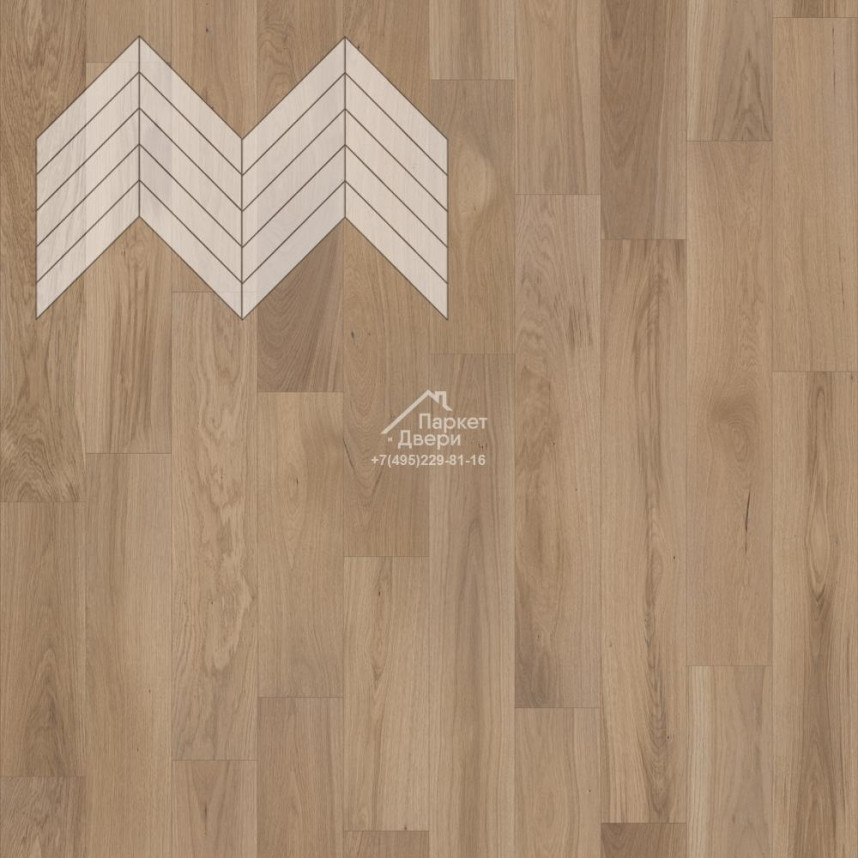 Паркет Елка Французская Lab Arte Chevron Дуб Селект Лаунж лак 600/510х90х14/3/45°