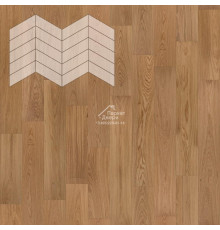 Паркет Елка Французская Lab Arte Chevron Дуб Селект Прозрачное масло 400/337х110х14/3/60°