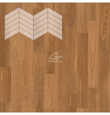 Паркет Елка Французская Lab Arte Chevron Дуб Селект Солид лак 400/348х90х14/3/60°