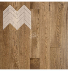 Паркет Елка Французская Lab Arte Chevron Дуб Селект Тибальт лак 600/475х125х14/3/45°