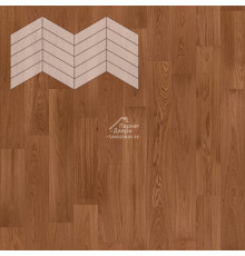 Паркет Елка Французская Lab Arte Chevron Дуб Селект Хани лак 400/328х125х14/3/60°