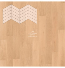 Паркет Елка Французская Lab Arte Chevron Дуб Селект Шёлк лак 400/348х90х14/3/60°