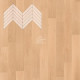 Паркет Елка Французская Lab Arte Chevron Дуб Селект Шёлк лак 600/510х90х14/3/45°