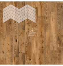 Паркет Елка Французская Lab Arte Chevron Дуб Селект Эбен лак 400/328х125х14/3/60°