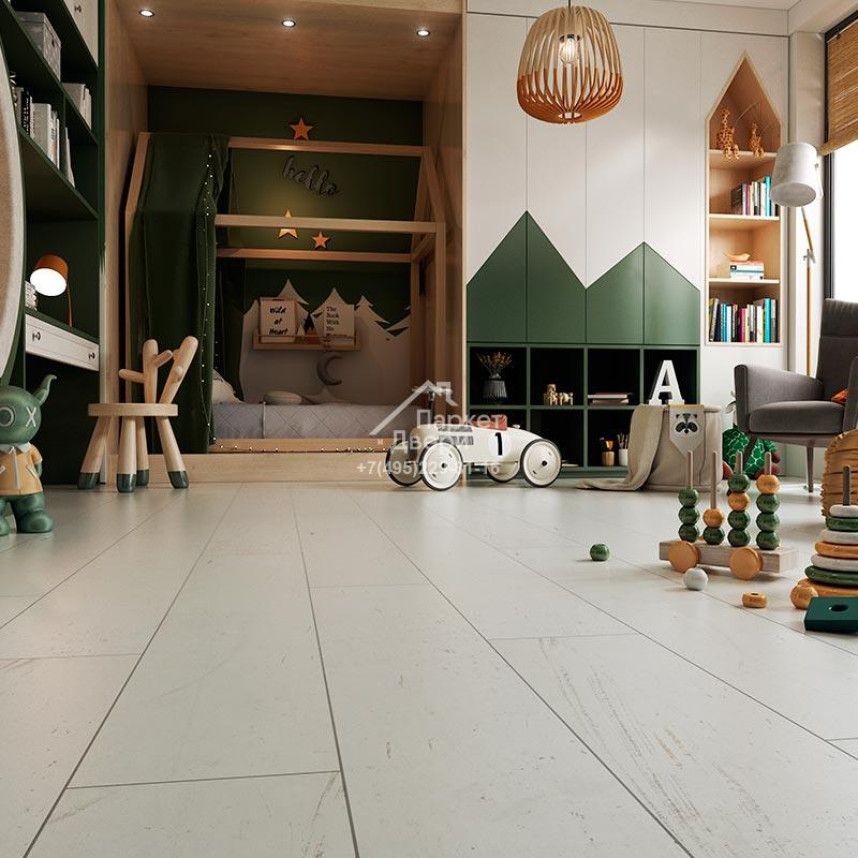 Ламинат Kronopol Aurum Fiori D1051 White concrete (Белый бетон) 1380х242х10мм-1