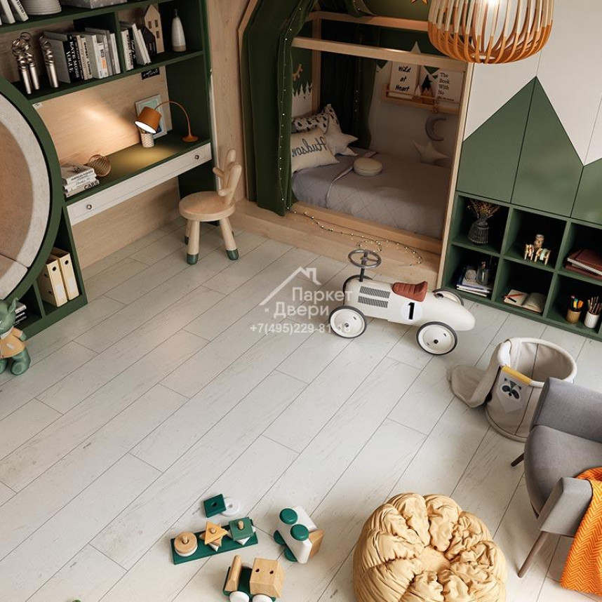 Ламинат Kronopol Aurum Fiori D1051 White concrete (Белый бетон) 1380х242х10мм-3