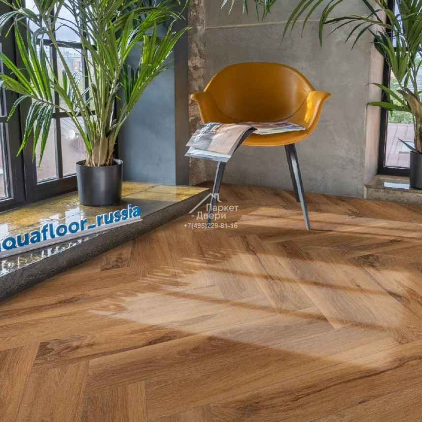 Виниловый пол Aquafloor Space Parquet Light AF4509PQL 610x122x4,5-2