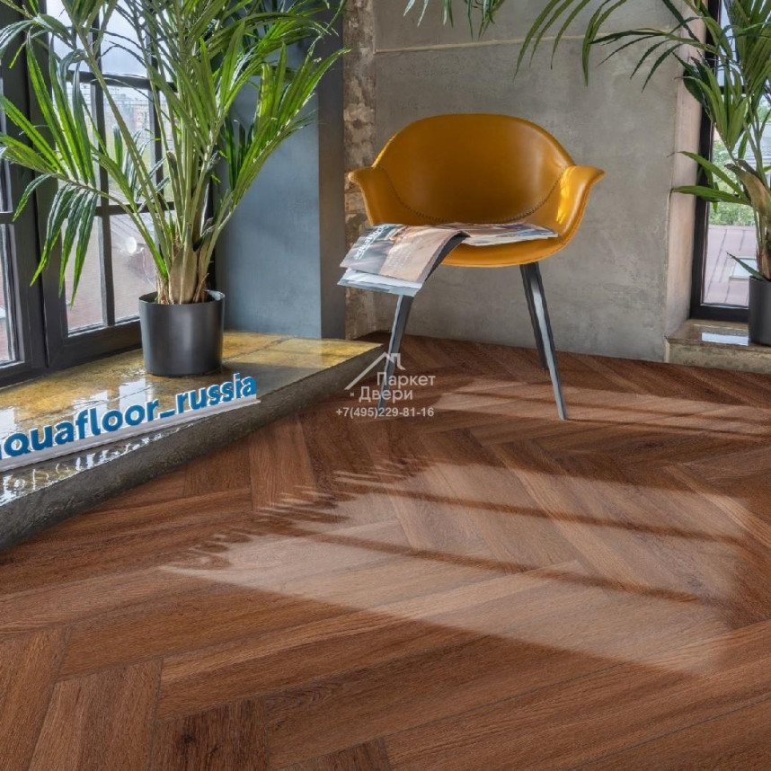 Виниловый пол Aquafloor Space Parquet Light AF4510PQL 610x122x4,5-2