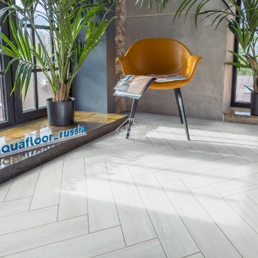 Виниловый пол Aquafloor Space Parquet Light AF4511PQL 610x122x4,5-2