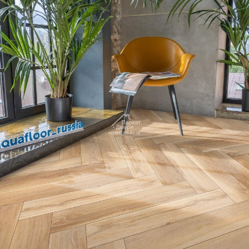 Виниловый пол Aquafloor Space Parquet Light AF4514PQL 610x122x4,5-2