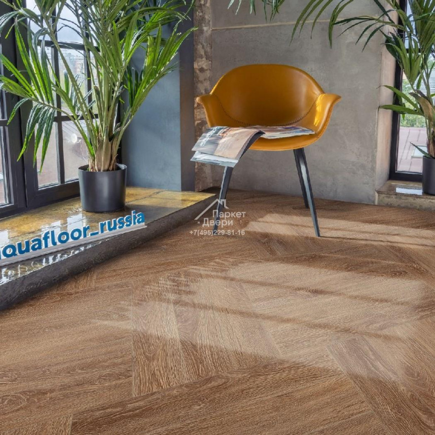 Виниловый пол Aquafloor Space Parquet Light AF4516PQL 610x122x4,5-2