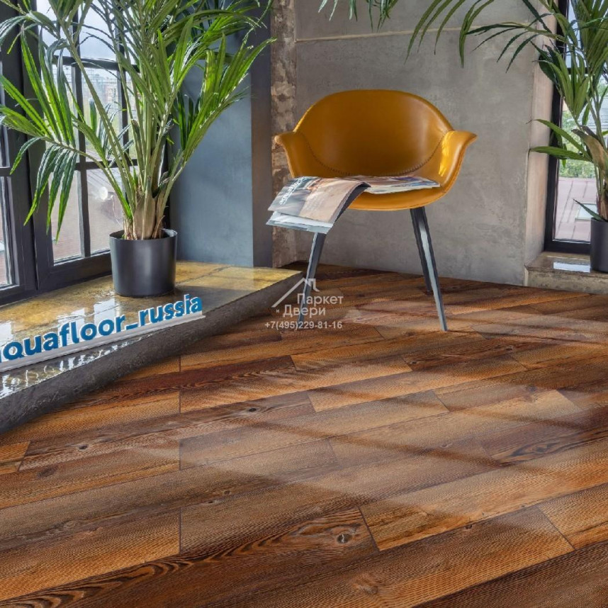 Виниловый пол Aquafloor Space Parquet Light AF4518PQL 610x122x4,5-2