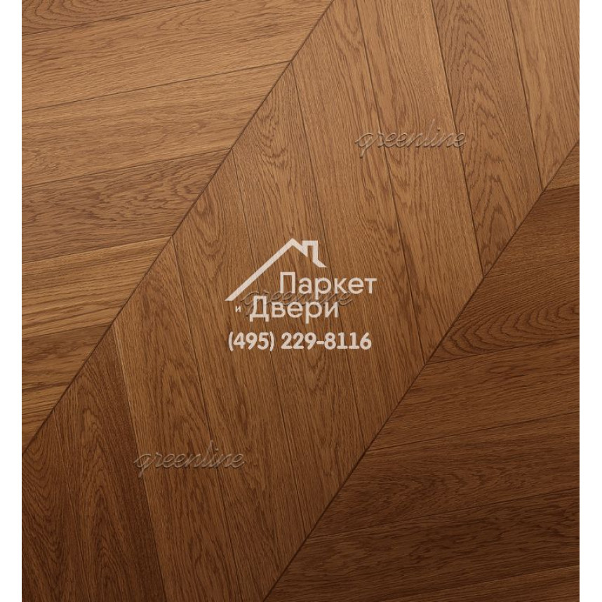 Паркет Французская ёлка Greenline Deluxe 125 севилья-1