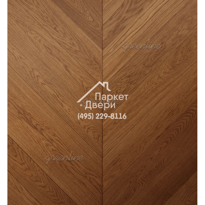 Паркет Французская ёлка Greenline Deluxe 125 севилья
