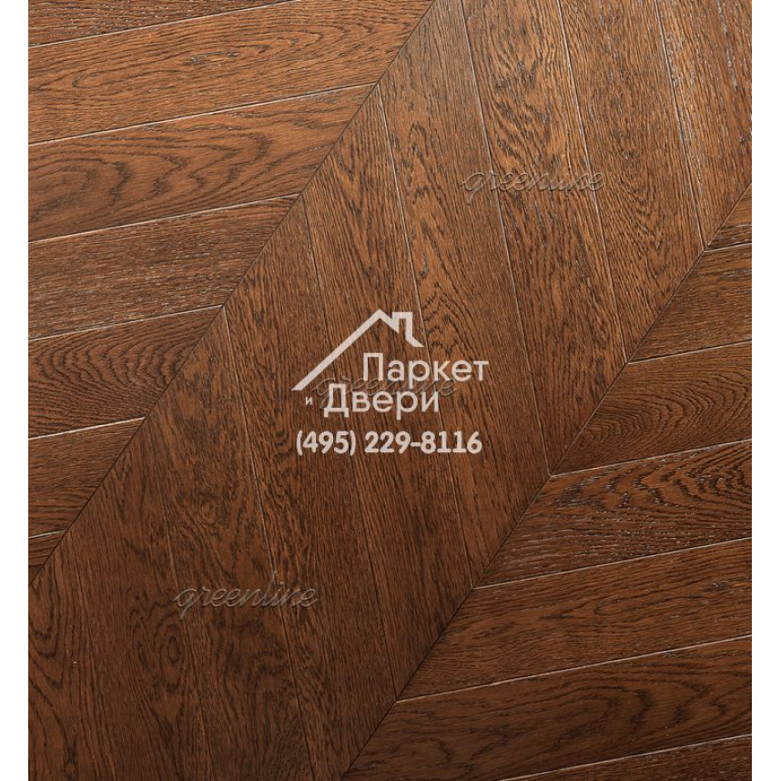 Паркет Французская ёлка Greenline Deluxe 130 леон-1