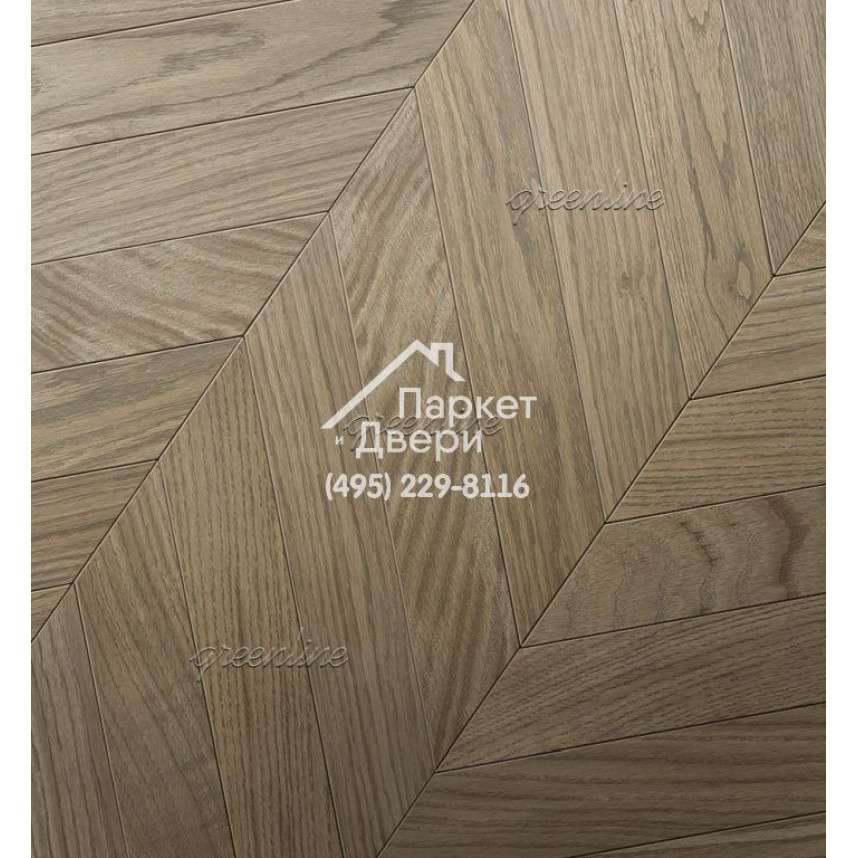 Паркет Французская ёлка Greenline Deluxe 104 сиена-1
