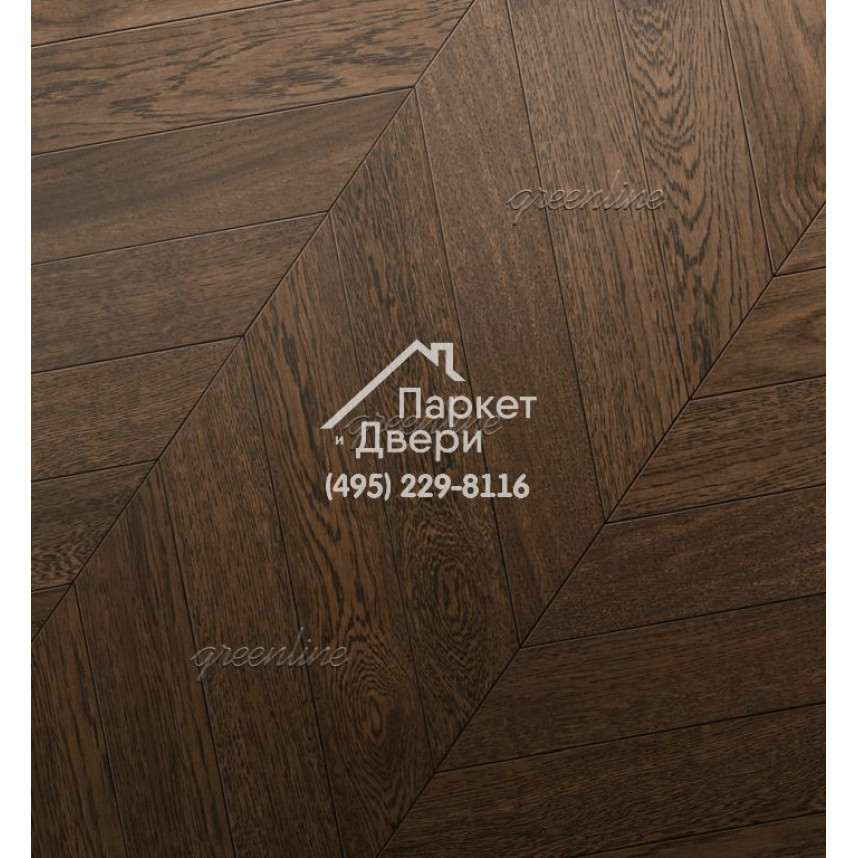Паркет Французская ёлка Greenline Deluxe 134 кастельон