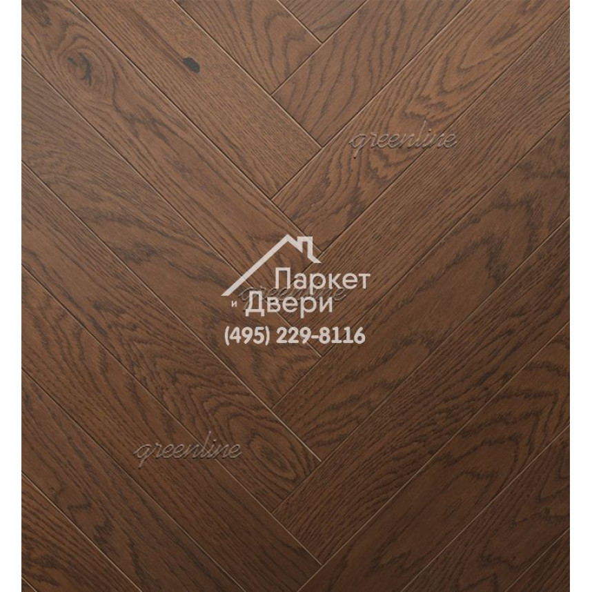 Паркет Английская ёлка Greenline Extra 703 дуб триумф-1