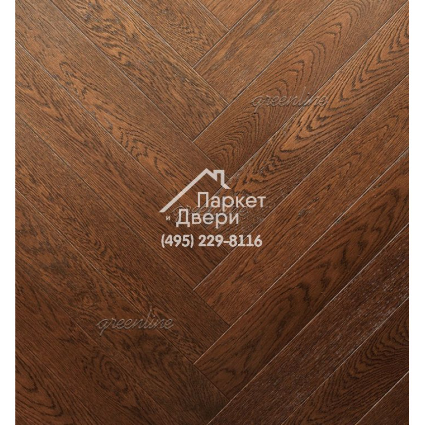 Паркет Английская ёлка Greenline Deluxe 130 леон-2