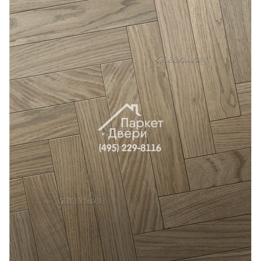 Паркет Английская ёлка Greenline Deluxe 104 сиена
