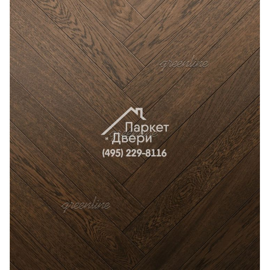 Паркет Английская ёлка Greenline Deluxe 134 кастельон-1