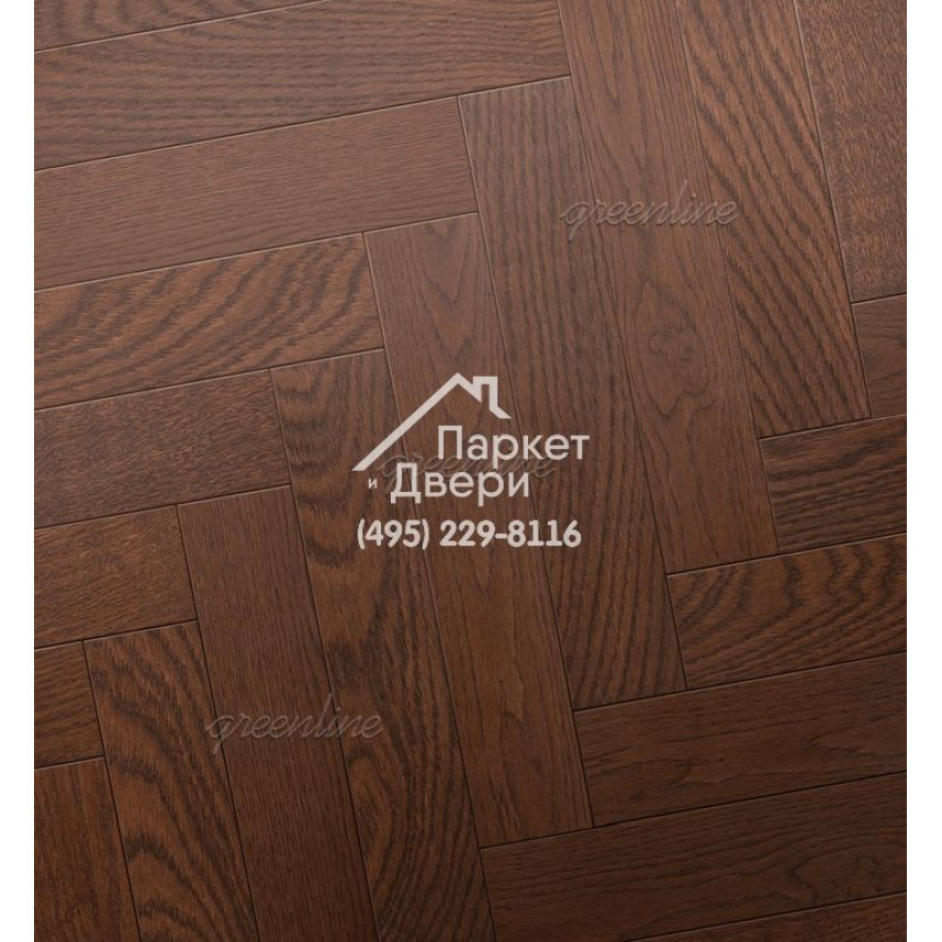 Паркет Английская ёлка Greenline Deluxe 140 парма