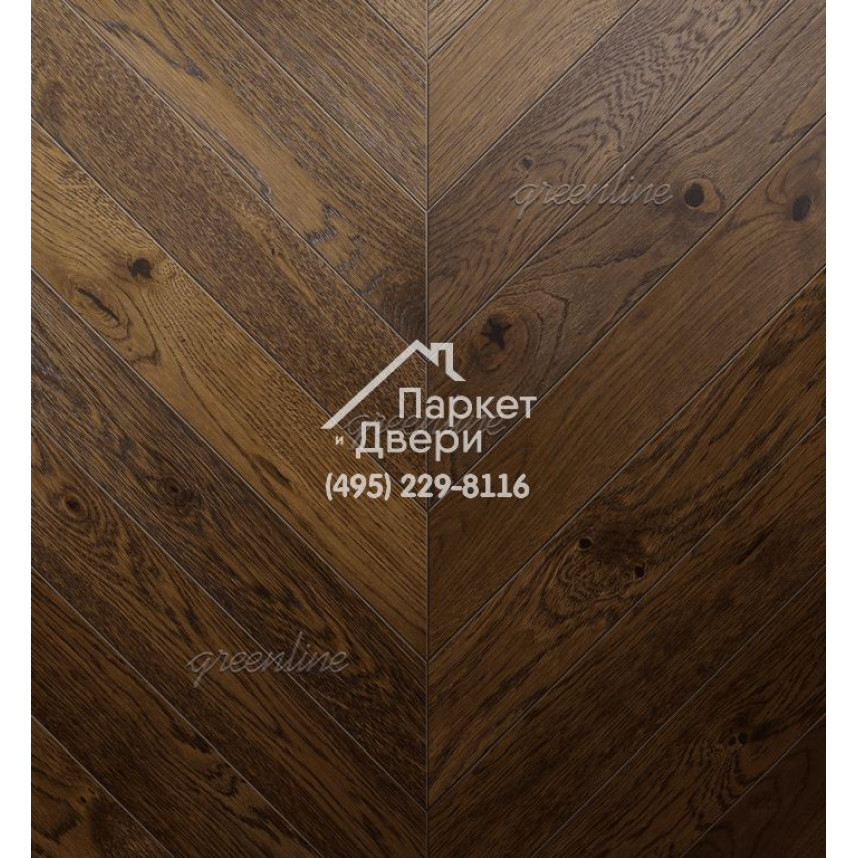Паркет Французская ёлка Greenline Matt 406 виамала