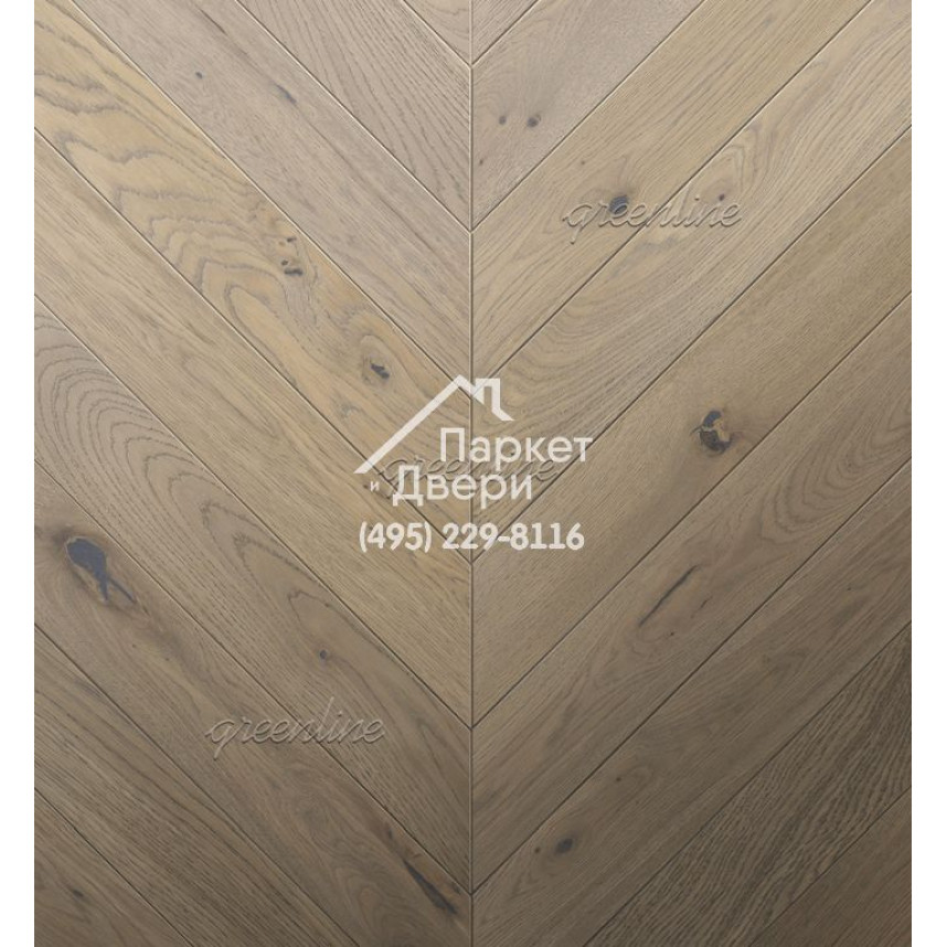 Паркет Французская ёлка Greenline Matt 409 сайма